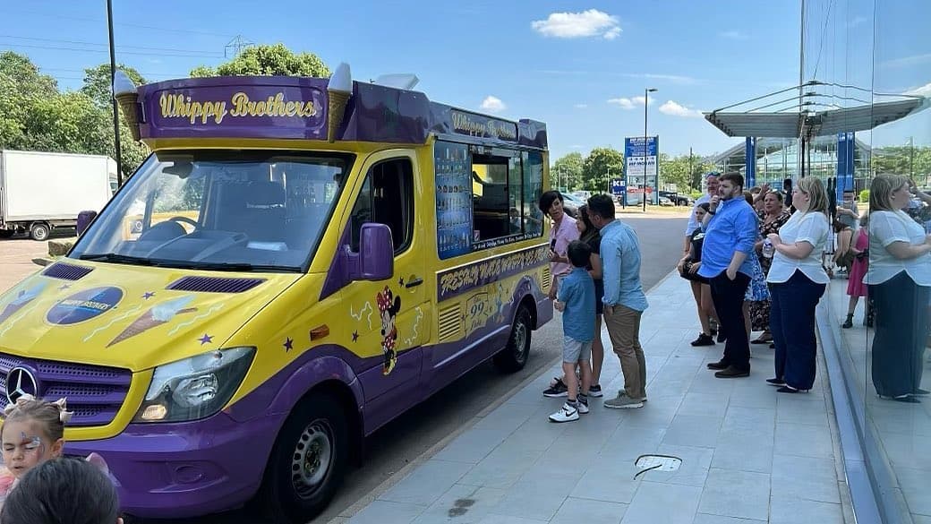 Corporate & Brand Events ice cream van hire